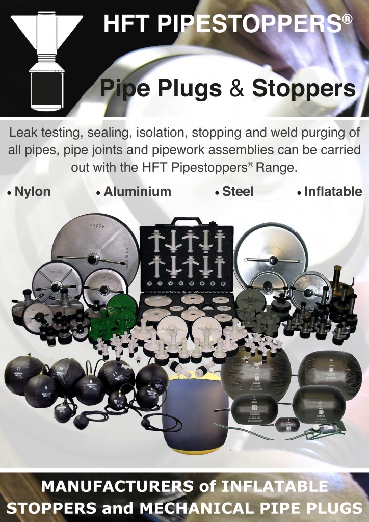 HFT Pipestoppers Pipe Plugs and Stoppers range