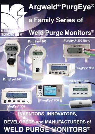 Weld purge monitors versus oxygen weld monitors