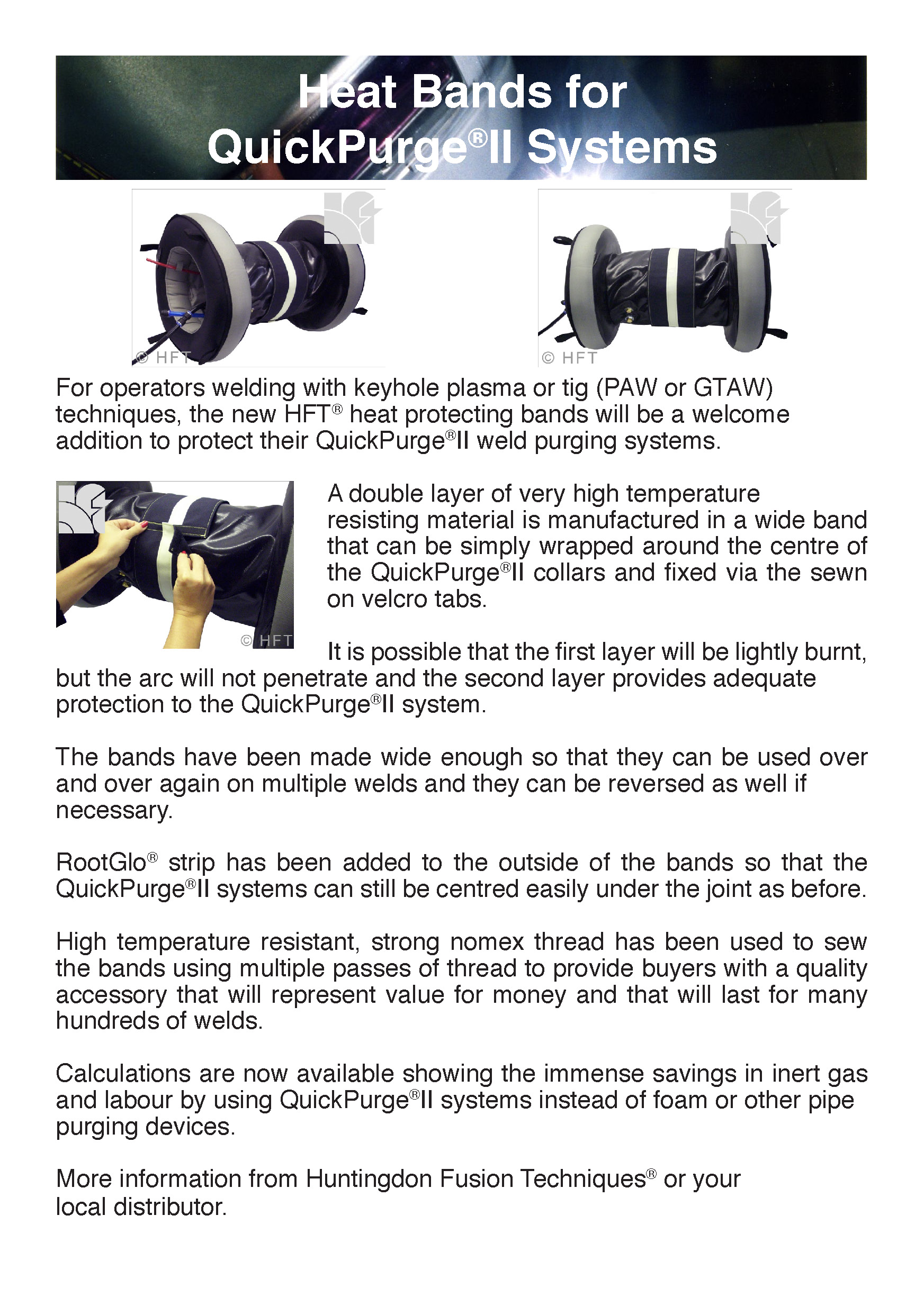 Heat bands for QP