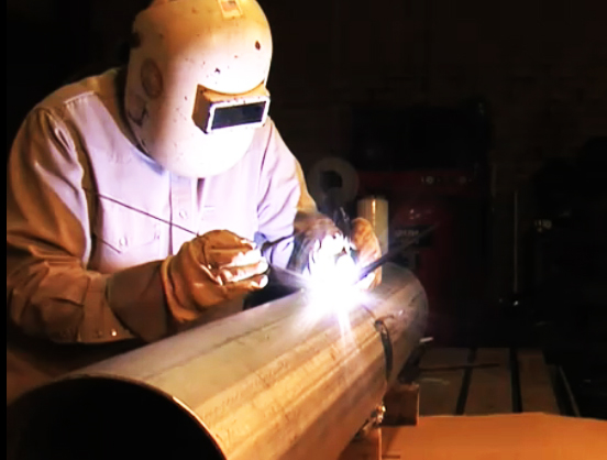 Action Shot Arc Weld