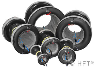 Inflatable pipe plugs in various sizes